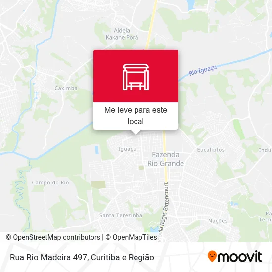 Rua Rio Madeira 497 mapa