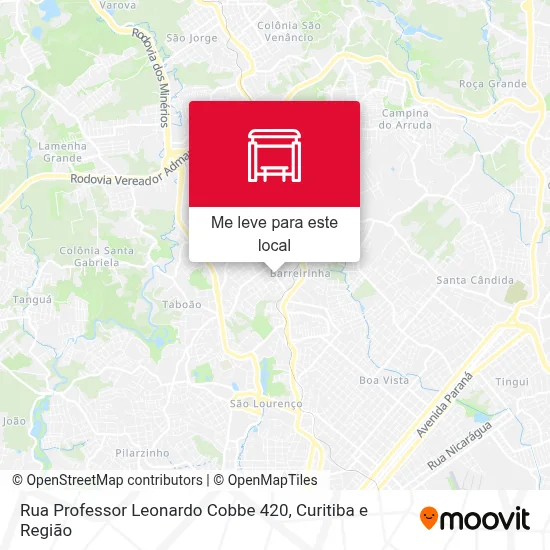 Rua Professor Leonardo Cobbe 420 mapa
