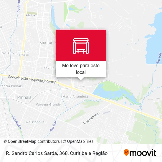 R. Sandro Carlos Sarda, 368 mapa