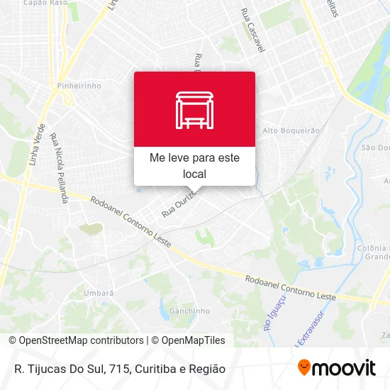 R. Tijucas Do Sul, 715 mapa