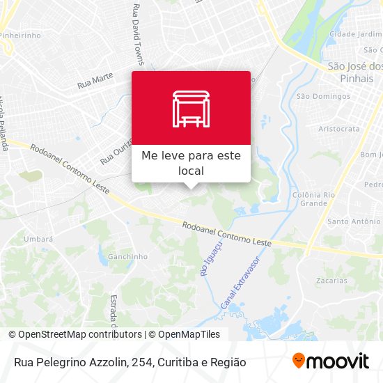 Rua Pelegrino Azzolin, 254 mapa