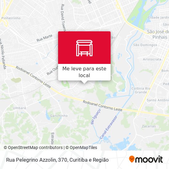 Rua Pelegrino Azzolin, 370 mapa