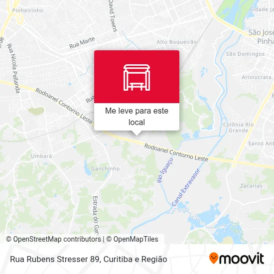 Rua Rubens Stresser 89 mapa