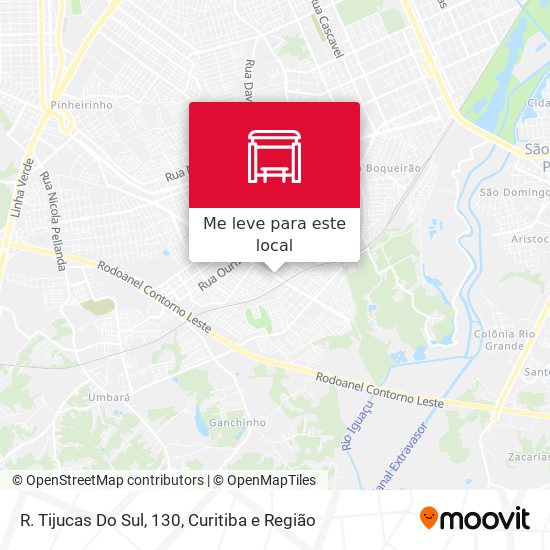 R. Tijucas Do Sul, 130 mapa