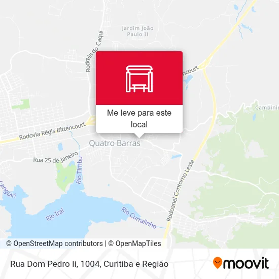 Rua Dom Pedro Ii, 1004 mapa