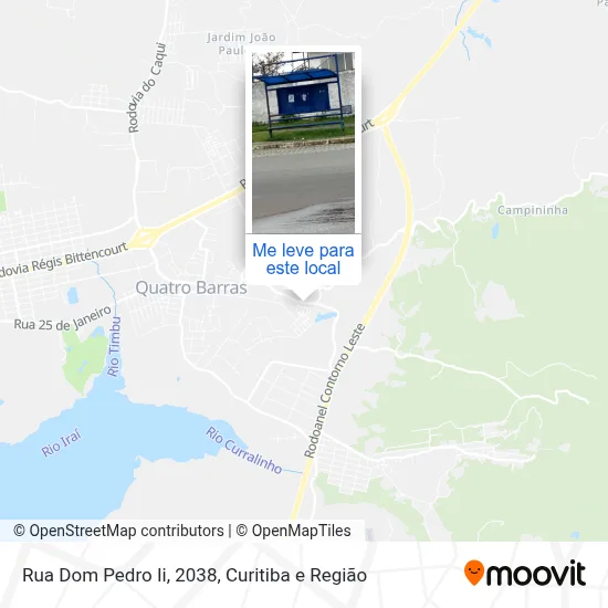 Rua Dom Pedro Ii, 2038 mapa
