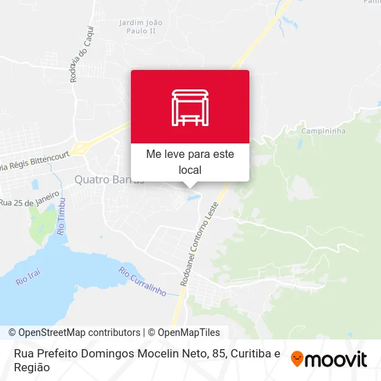 Rua Prefeito Domingos Mocelin Neto, 85 mapa