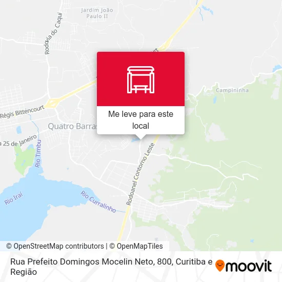 Rua Prefeito Domingos Mocelin Neto, 800 mapa