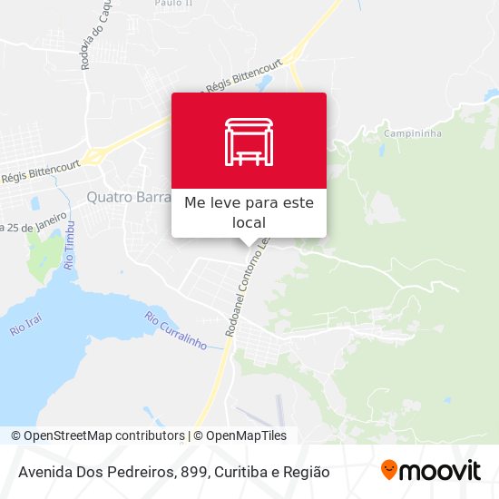 Avenida Dos Pedreiros, 899 mapa