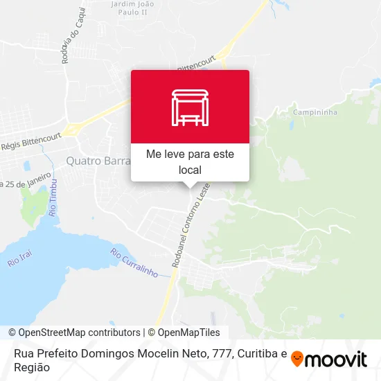 Rua Prefeito Domingos Mocelin Neto, 777 mapa