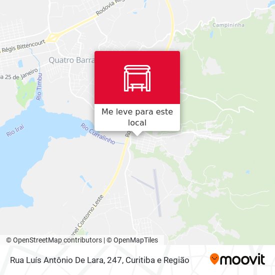 Rua Luís Antônio De Lara, 247 mapa