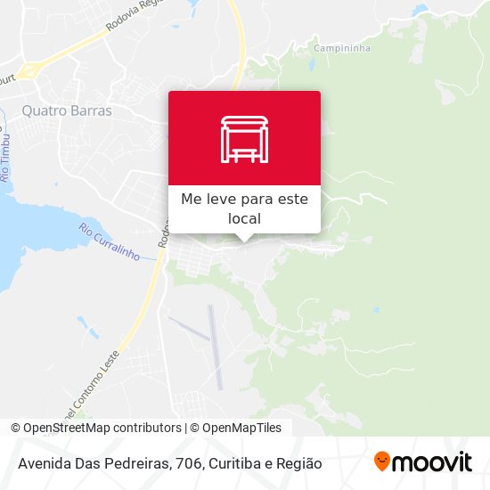 Avenida Das Pedreiras, 706 mapa