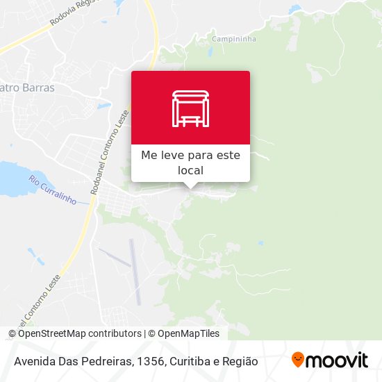 Avenida Das Pedreiras, 1356 mapa