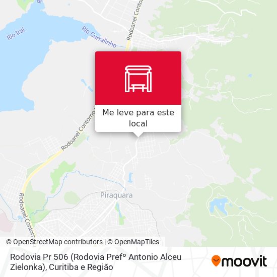 Rodovia Pr 506 (Rodovia Prefº Antonio Alceu Zielonka) mapa