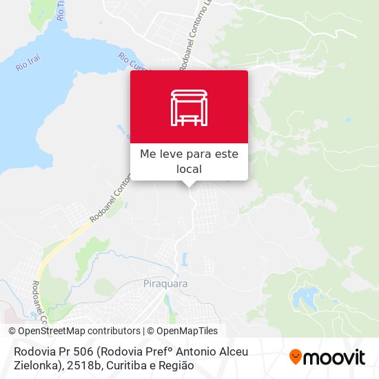 Rodovia Pr 506 (Rodovia Prefº Antonio Alceu Zielonka), 2518b mapa