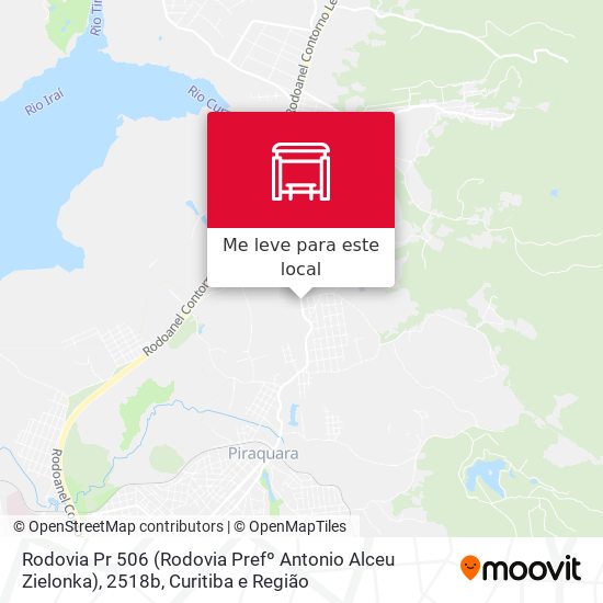 Rodovia Pr 506 (Rodovia Prefº Antonio Alceu Zielonka), 2518b mapa