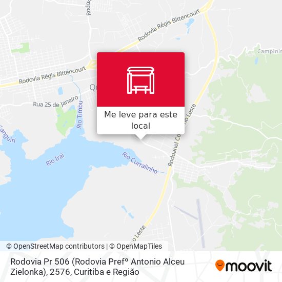 Rodovia Pr 506 (Rodovia Prefº Antonio Alceu Zielonka), 2576 mapa