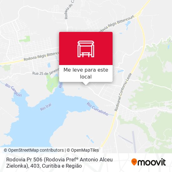 Rodovia Pr 506 (Rodovia Prefº Antonio Alceu Zielonka), 403 mapa