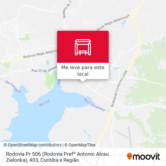 Rodovia Pr 506 (Rodovia Prefº Antonio Alceu Zielonka), 403 mapa