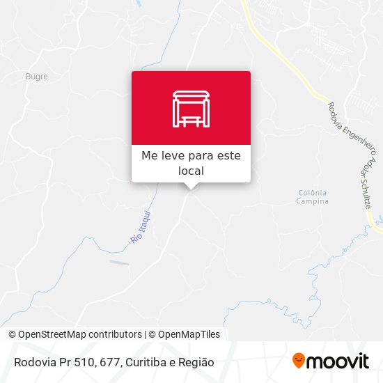 Rodovia Pr 510, 677 mapa