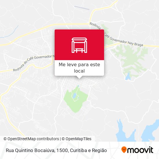 Rua Quintino Bocaiúva, 1500 mapa