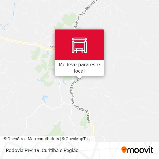 Rodovia Pr-419 mapa
