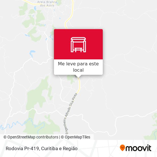 Rodovia Pr-419 mapa