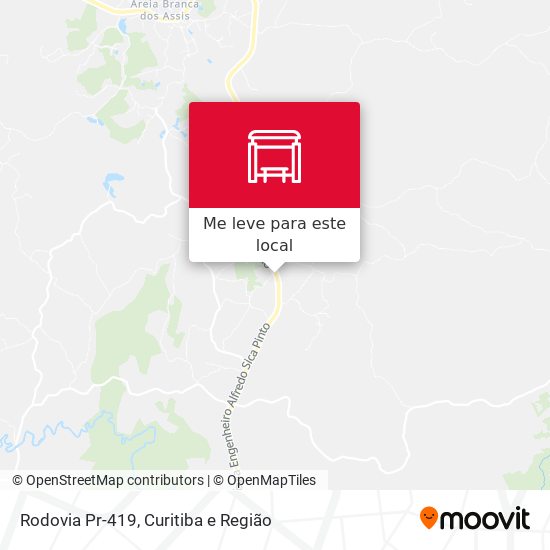 Rodovia Pr-419 mapa