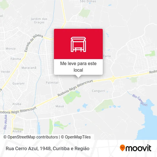 Rua Cerro Azul, 1948 mapa