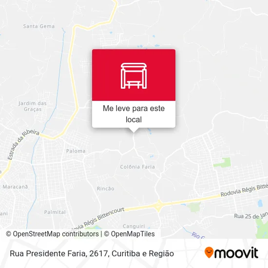 Rua Presidente Faria, 2617 mapa