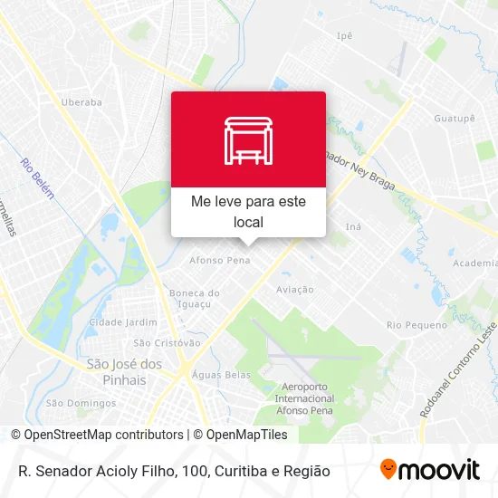 R. Senador Acioly Filho, 100 mapa