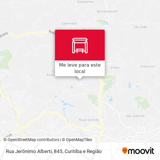 Rua Jerônimo Alberti, 845 mapa