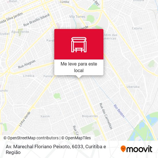Av. Marechal Floriano Peixoto, 6033 mapa
