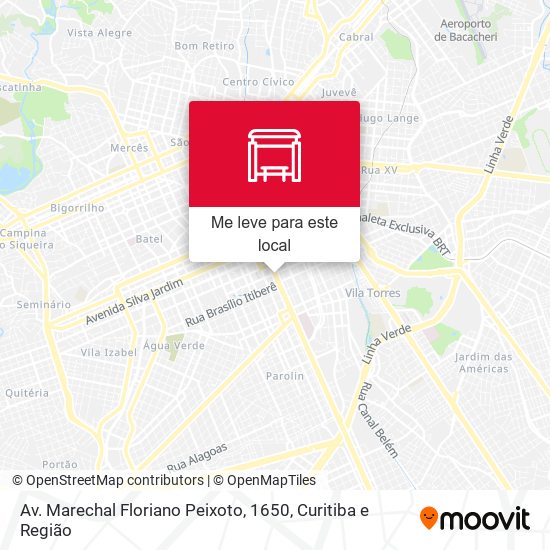 Av. Marechal Floriano Peixoto, 1650 mapa