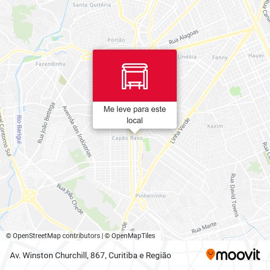 Av. Winston Churchill, 867 mapa