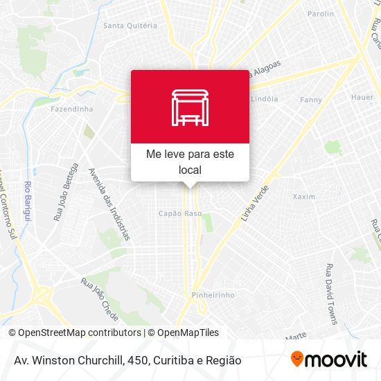 Av. Winston Churchill, 450 mapa