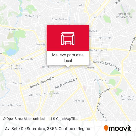 Av. Sete De Setembro, 3356 mapa