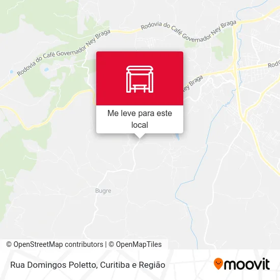 Rua Domingos Poletto mapa
