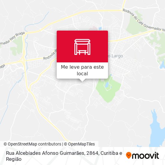 Rua Alcebíades Afonso Guimarães, 2864 mapa
