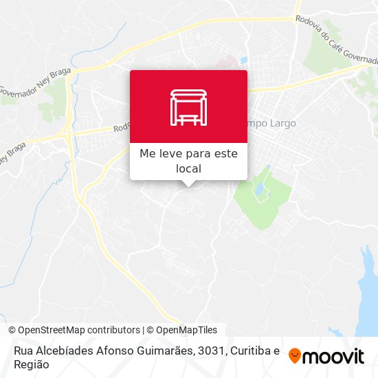 Rua Alcebíades Afonso Guimarães, 3031 mapa