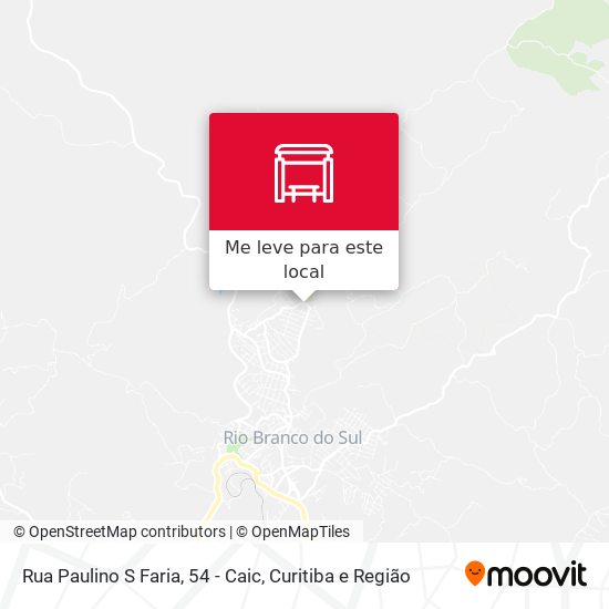 Rua Paulino S Faria, 54 - Caic mapa