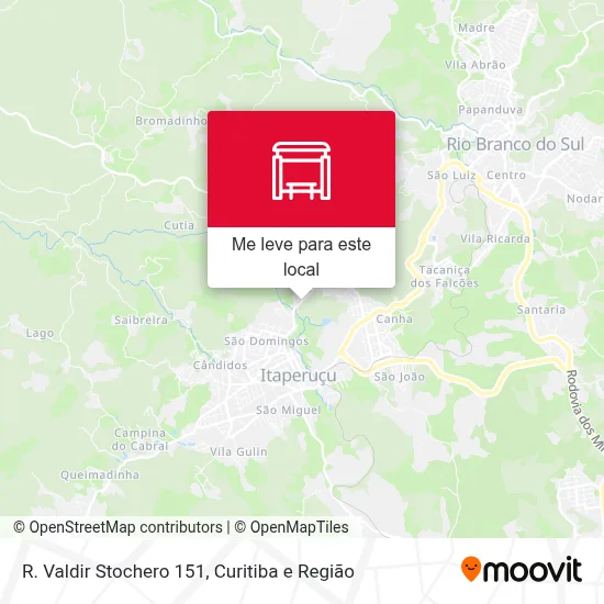 R. Valdir Stochero 151 mapa