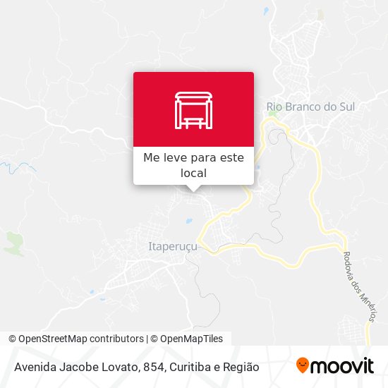 Avenida Jacobe Lovato, 854 mapa