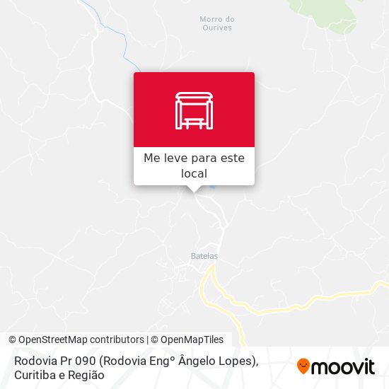Rodovia Pr 090 (Rodovia Engº Ângelo Lopes) mapa