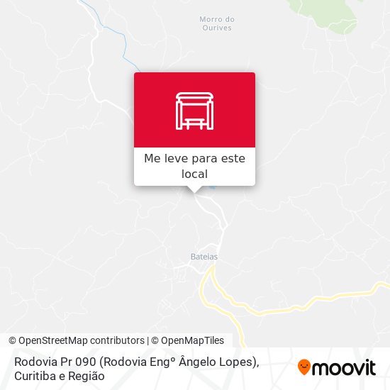 Rodovia Pr 090 (Rodovia Engº Ângelo Lopes) mapa