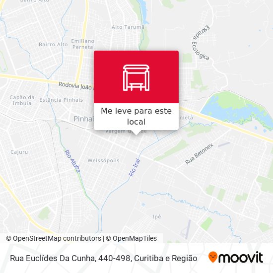 Rua Euclídes Da Cunha, 440-498 mapa