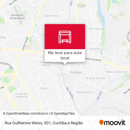 Rua Guilherme Weiss, 501 mapa