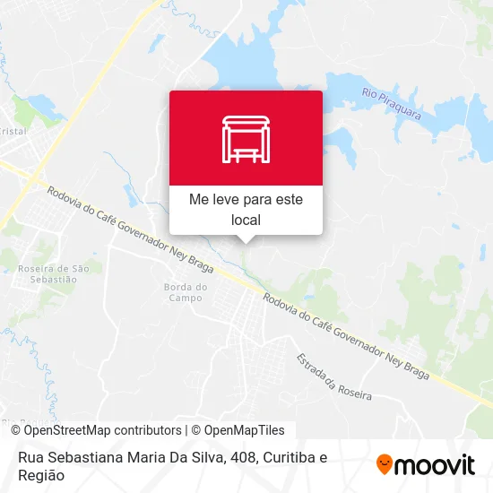 Rua Sebastiana Maria Da Silva, 408 mapa