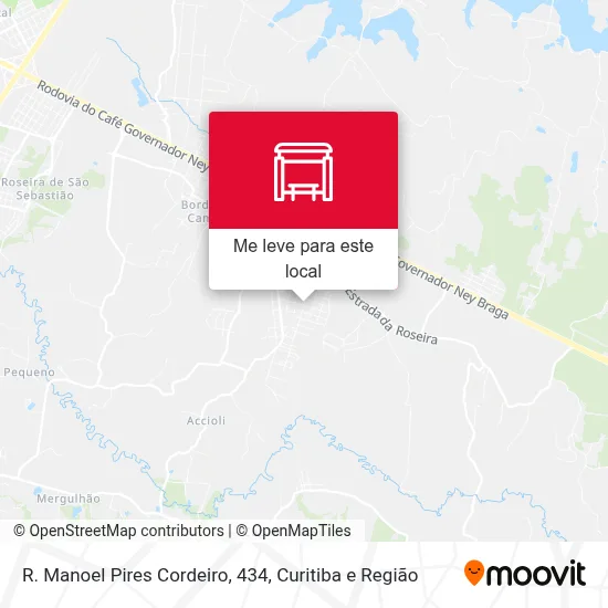 R. Manoel Pires Cordeiro, 434 mapa