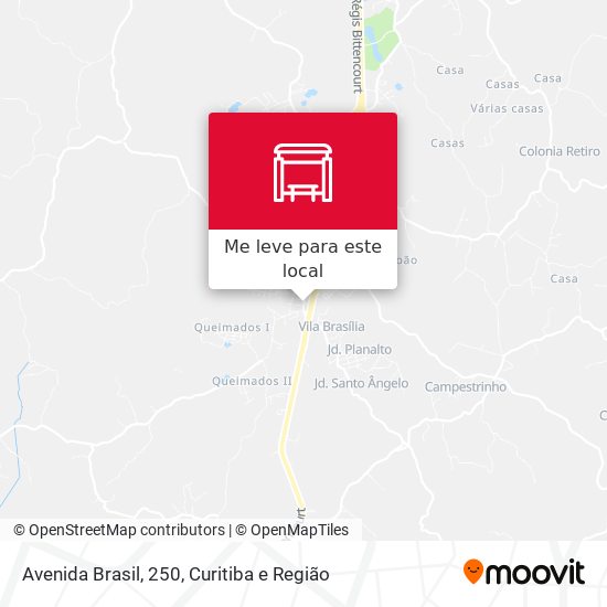 Avenida Brasil, 250 mapa